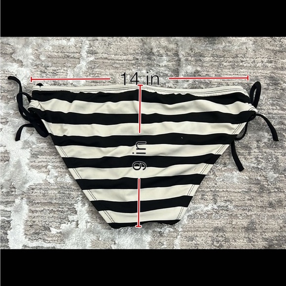 Mossimo Ebony Stripe Bikini - S - Picture 8 of 10